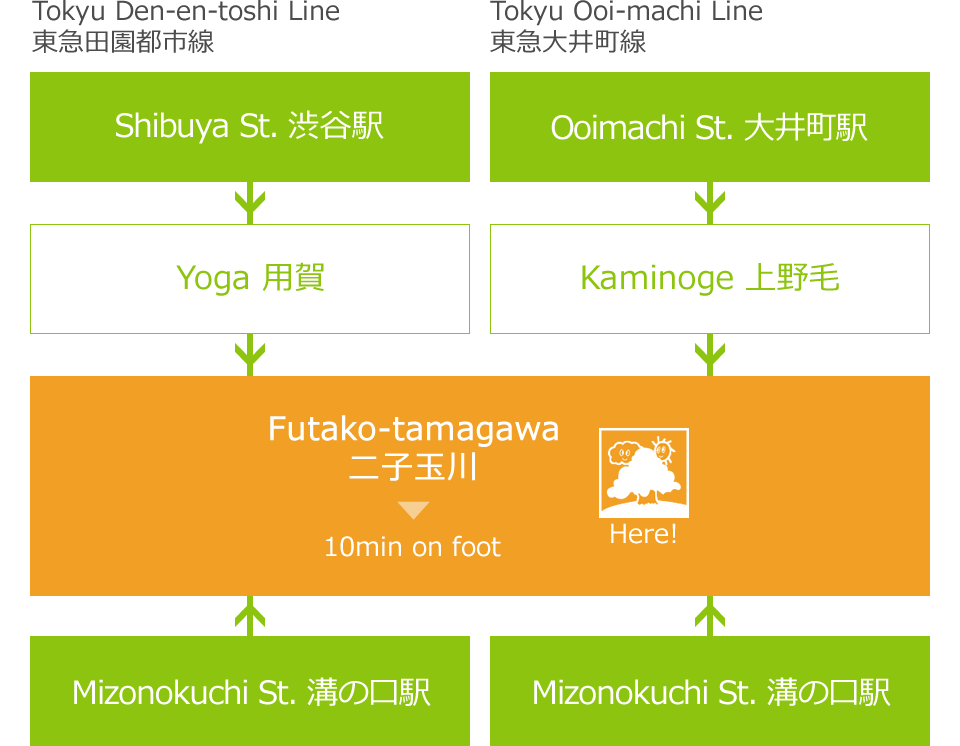 Tokyu Den-en-toshi Line 東急田園都市線 / Tokyu Ooi-machi Line 東急大井町線